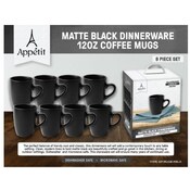 Wholesale - 8 PC 12oz COFFEE MUG C/P 3, UPC: 041979207014